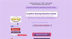 Desktop Screenshot of creative-sewing-machine-center.com