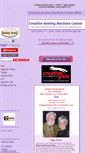 Mobile Screenshot of creative-sewing-machine-center.com